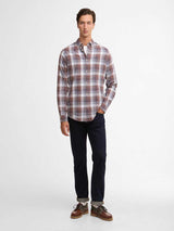 BARBOUR Men's Hillroad Tailored Long-Sleeved Shirt - Peppercorn