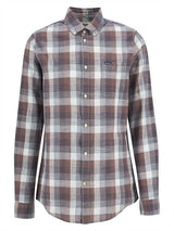 BARBOUR Men's Hillroad Tailored Long-Sleeved Shirt - Peppercorn
