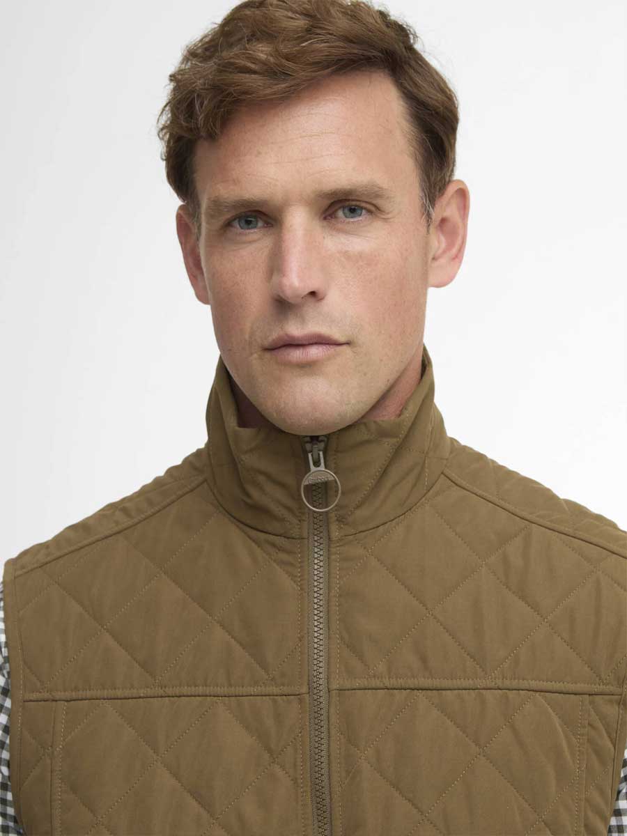 BARBOUR Men's Sander Quilted Gilet - Beech
