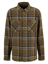 BARBOUR Men's Trent Checkered Overshirt - Olive