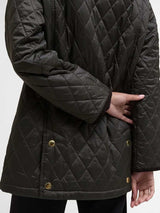 BARBOUR Modern Beadnell Quilted Jacket - Women's - Sage / Ancient Tartan