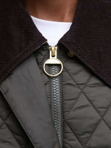 BARBOUR Modern Beadnell Quilted Jacket - Women's - Sage / Ancient Tartan