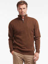 Load image into Gallery viewer, BARBOUR Nelson Essential Half Zip Jumper - Mens - Dark Sand
