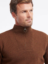 Load image into Gallery viewer, BARBOUR Nelson Essential Half Zip Jumper - Mens - Dark Sand
