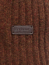 BARBOUR Nelson Essential Half Zip Jumper - Mens - Dark Sand