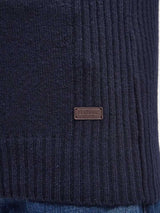 BARBOUR Nelson Essential Half Zip Jumper - Mens - Navy