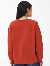 Load image into Gallery viewer, BARBOUR Northumberland Patch Sweatshirt - Ladies - Spiced Pumpkin
