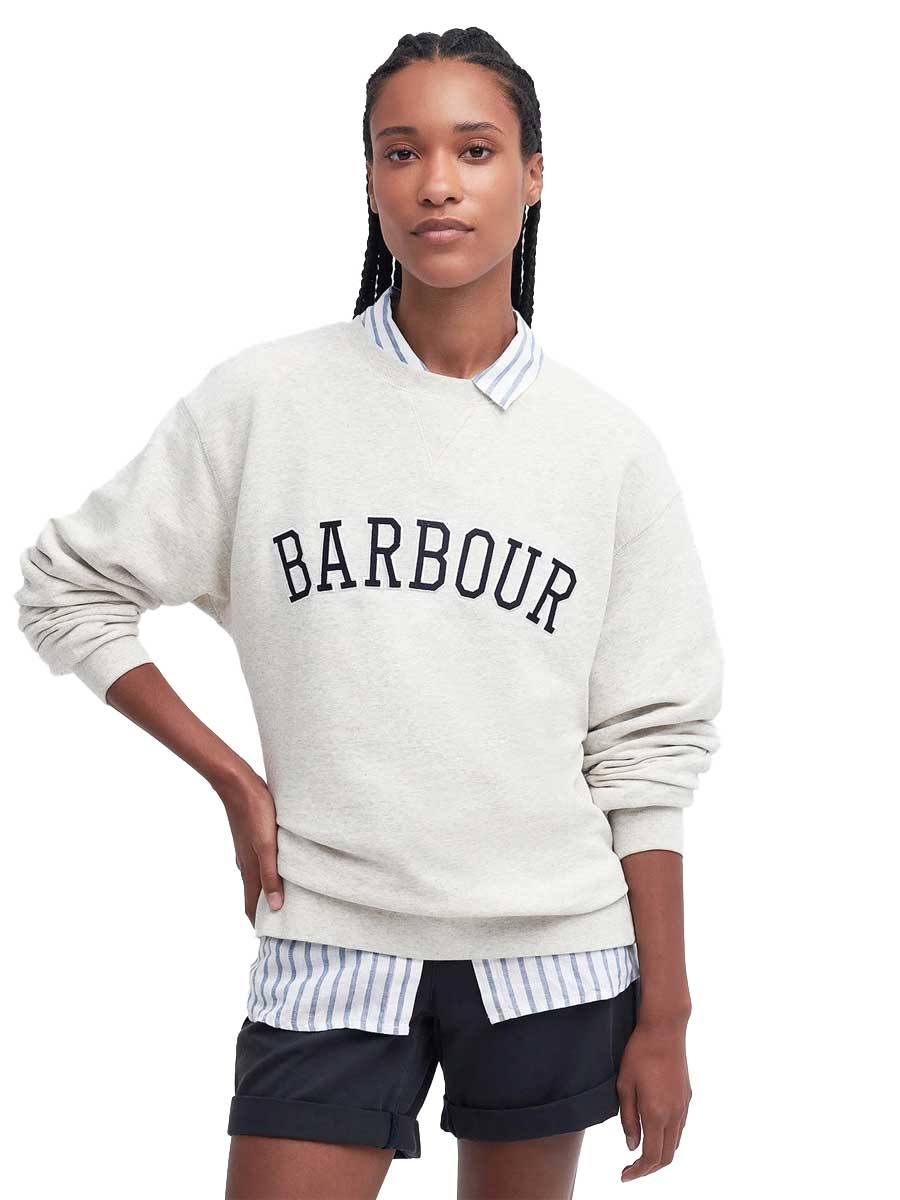 BARBOUR  Northumberland Sweatshirt - Women's - Cloud Navy