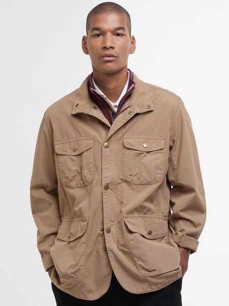 BARBOUR Ogston Casual Jacket - Mens - Stone