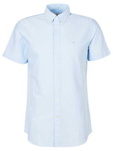 Load image into Gallery viewer, BARBOUR Oxtown Short Sleeve Tailored Shirt - Mens - Sky
