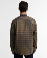 BARBOUR Panwell Thermo-Weave Checked Shirt - Mens - Camel