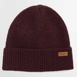 BARBOUR Pendle Beanie Hat - Women's - Wine