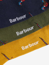 BARBOUR Pheasant Socks Gift Set - Mens - Forest Mist