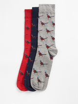 BARBOUR Pheasant Socks Gift Set - Mens - Selection 1