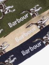 BARBOUR Pointer Dog Socks Gift Box - Mens - Forest Mist