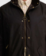 BARBOUR Prestbury Wax Jacket - Mens - Rustic
