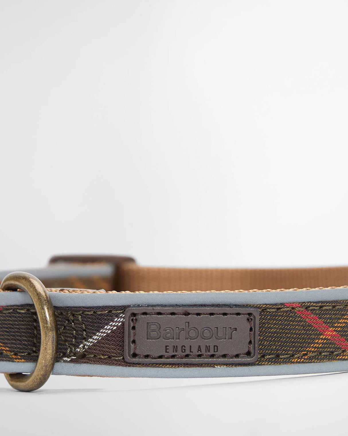 BARBOUR Reflective Tartan Dog Collar - Classic Tartan