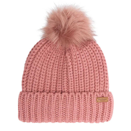 BARBOUR Saltburn Beanie Hat - Dusty Rose