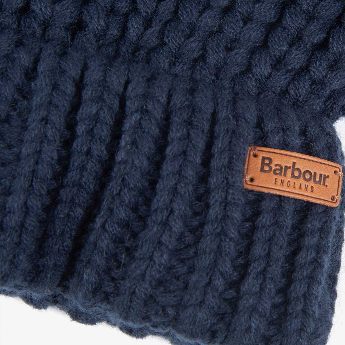 BARBOUR Saltburn Beanie Hat - Navy