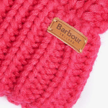 Load image into Gallery viewer, BARBOUR Saltburn Beanie Hat - Pink Dahlia
