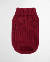 BARBOUR Saltburn Dog Jumper - Biking Red