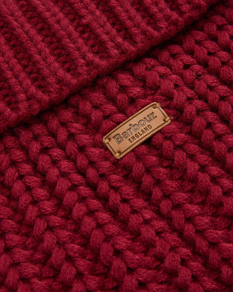 BARBOUR Saltburn Dog Jumper - Biking Red
