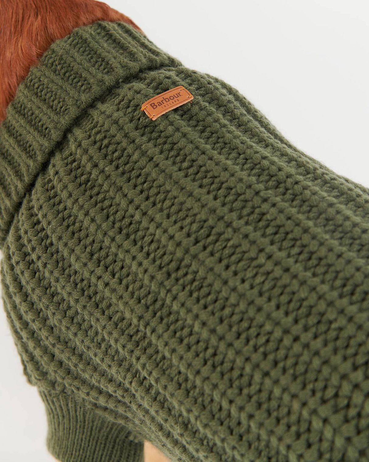 BARBOUR Saltburn Dog Jumper - Olive