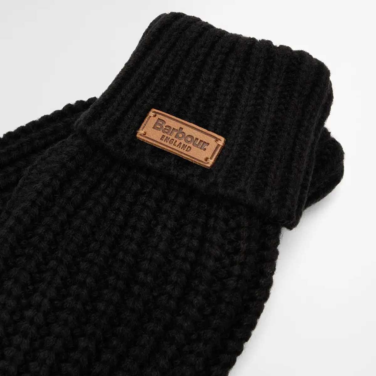 BARBOUR Saltburn Knitted Gloves - Women's - Black