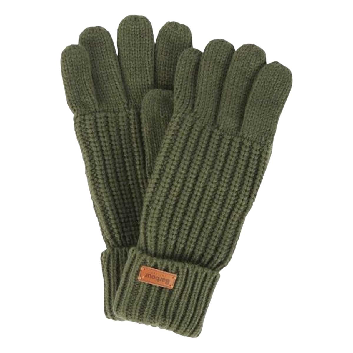 BARBOUR Saltburn Knitted Gloves - Women's - Olive