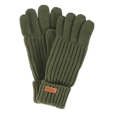 BARBOUR Saltburn Knitted Gloves - Women's - Olive
