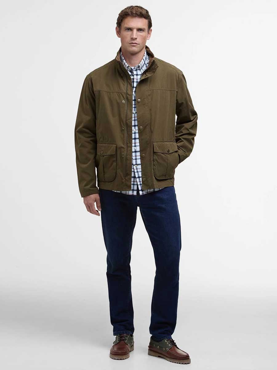 BARBOUR Sander Casual Jacket - Mens - Dark Sand