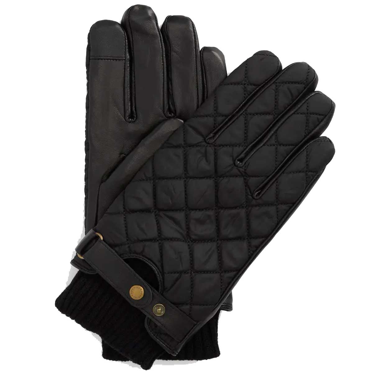 BARBOUR Singsby Quilted Waterproof Gloves - Black
