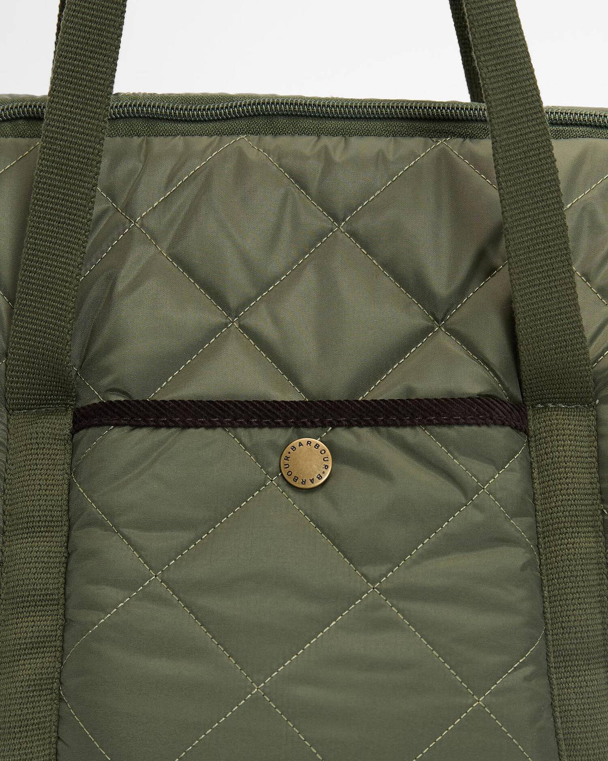 BARBOUR Small Quilted Dog Carrier - Olive