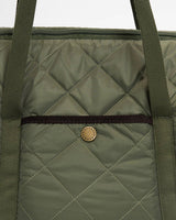 BARBOUR Small Quilted Dog Carrier - Olive