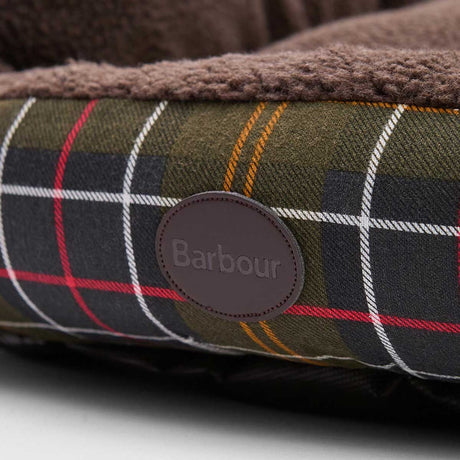 BARBOUR Snuggle Dog Bed - Classic Tartan - 35"