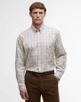 BARBOUR Sporting Regular Long-Sleeved Shirt - Mens - Copper