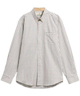 BARBOUR Sporting Regular Long-Sleeved Shirt - Mens - Dark Bordeaux