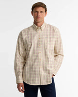 BARBOUR Sporting Regular Long-Sleeved Shirt - Mens - Red/Khaki