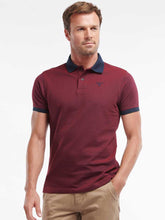 Load image into Gallery viewer, 20% OFF BARBOUR Sports Polo Mix Shirt - Men&#39;s - Dark Red
