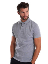 BARBOUR Sports Polo Shirt - Men's - Grey Marl