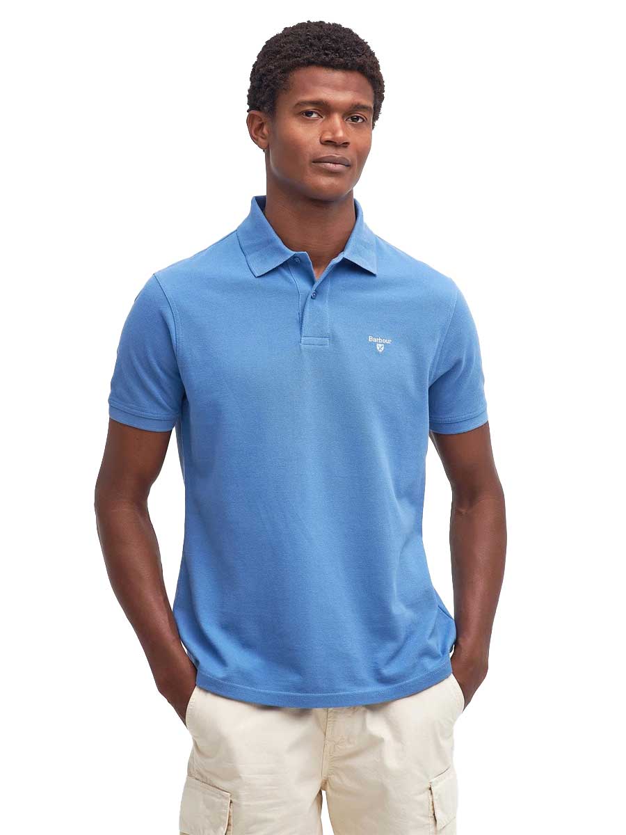 BARBOUR Sports Polo Shirt - Men's - Federal Blue