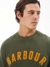 Load image into Gallery viewer, 20% OFF BARBOUR Sweater - Mens Prep Logo Crew Neck - Olive Green
