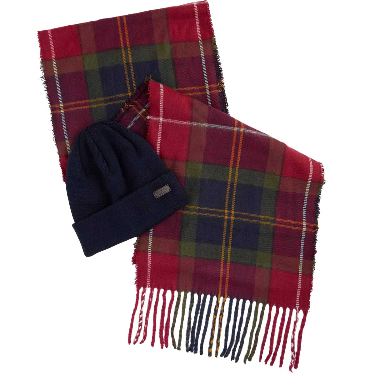 BARBOUR Swinton & Galingale Gift Set - Winterberry Tartan