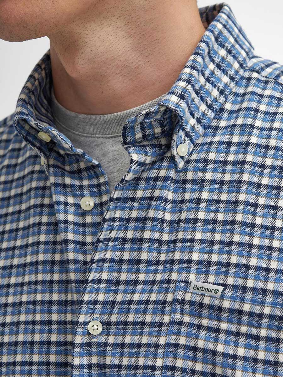 BARBOUR Tanlaw Regular Shirt - Mens - Classic Blue