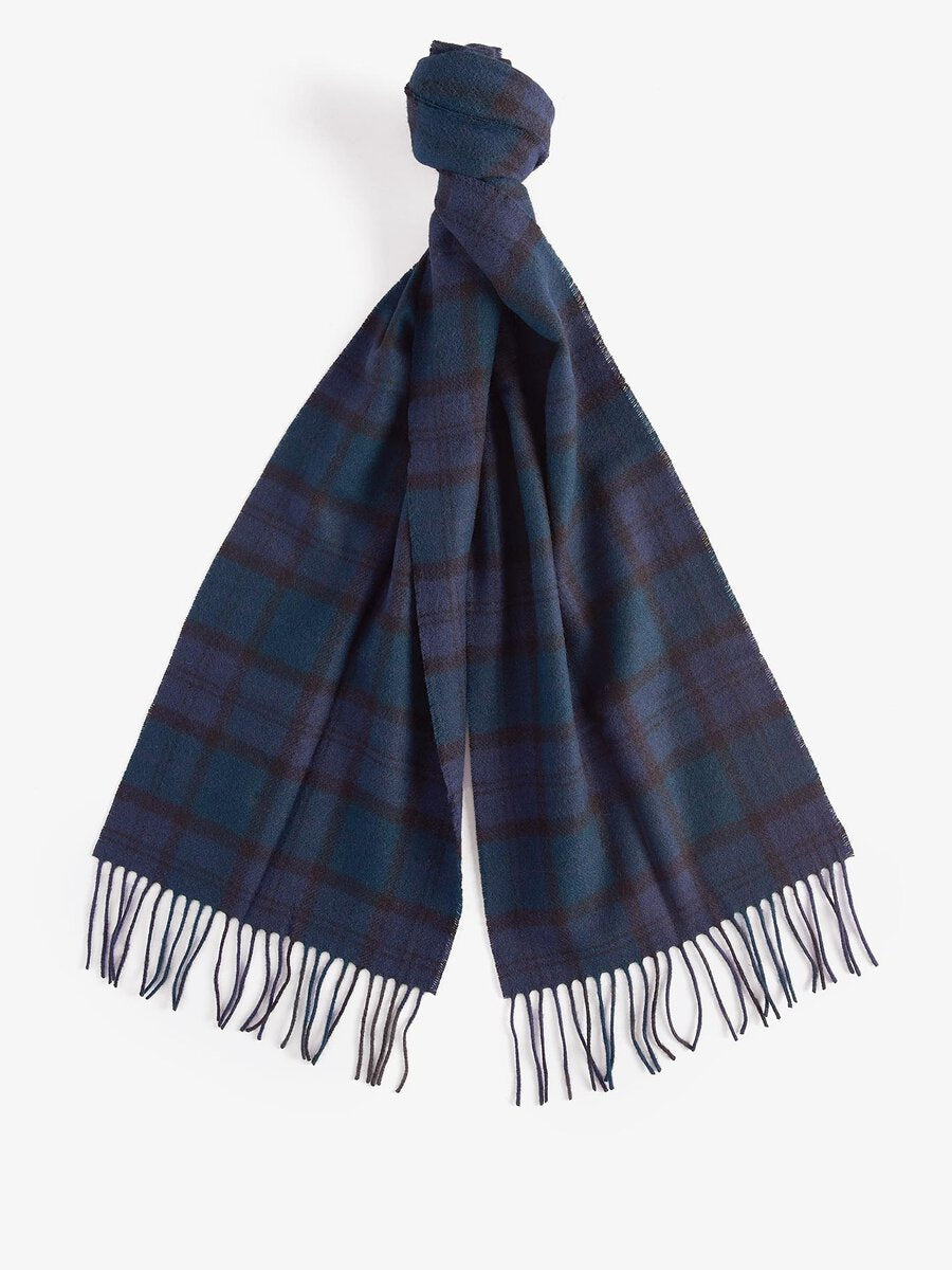 BARBOUR Tartan Lambswool Scarf - Black Watch