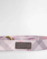 BARBOUR Tartan Printed Dog Lead - Pink Tartan