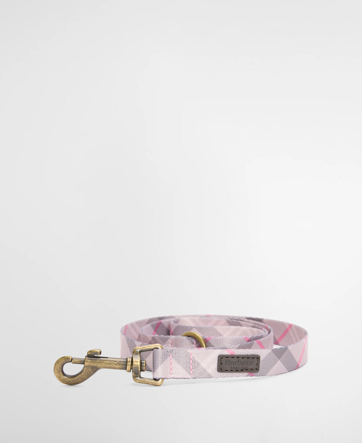BARBOUR Tartan Printed Dog Lead - Pink Tartan