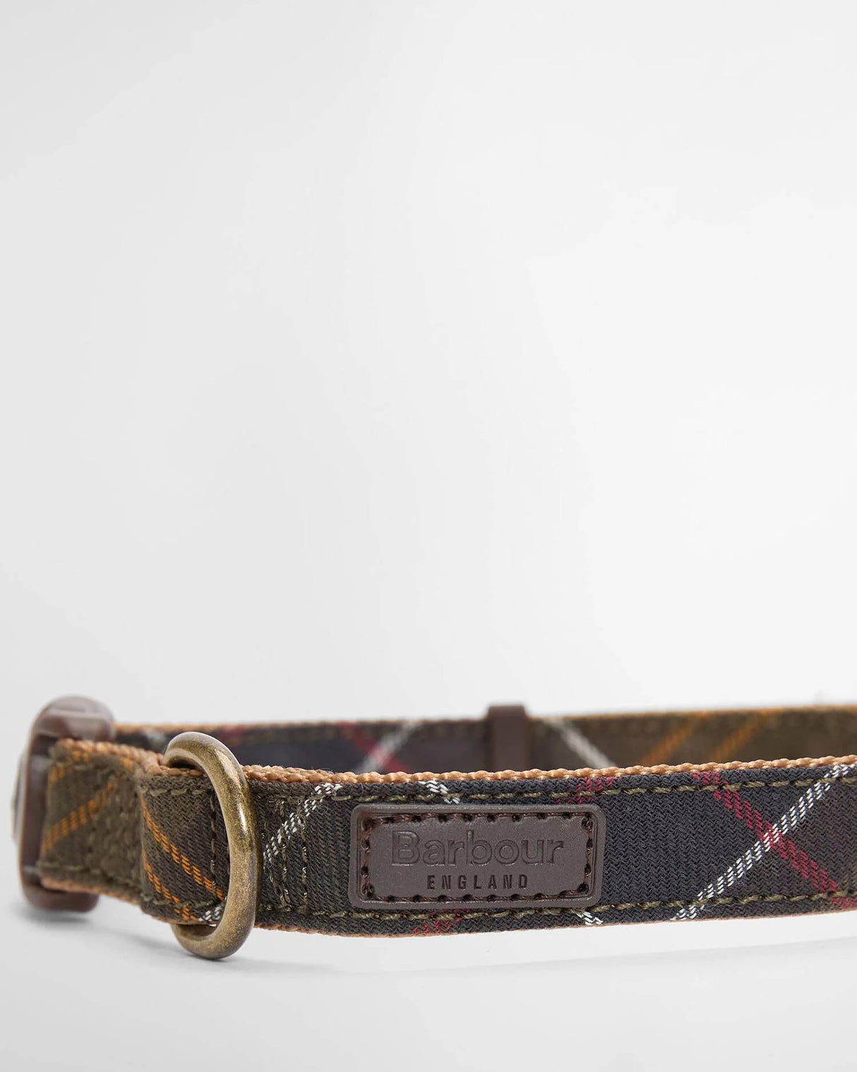 BARBOUR Tartan & Webbing Dog Collar - Classic Tartan