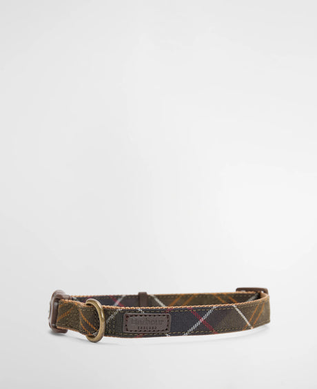 BARBOUR Tartan & Webbing Dog Collar - Classic Tartan