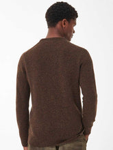 Load image into Gallery viewer, BARBOUR Tisbury Lambswool Crew Neck Pullover - Mens - Dark Sand
